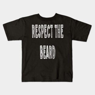 Men's Respect the Beard Kids T-Shirt